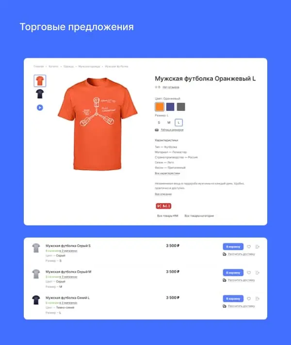Торговые предложения Торговые предложения