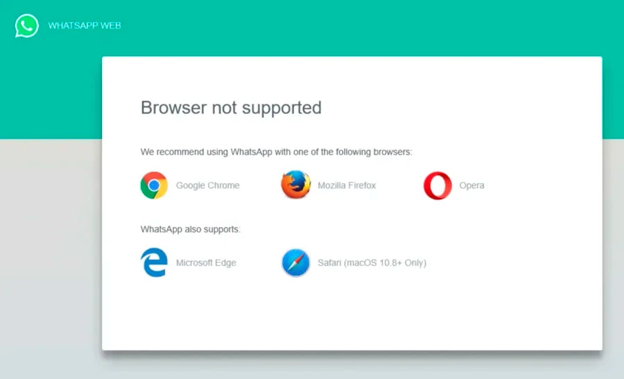 Отказ WhatsApp от поддержки Internet Explorer Отказ WhatsApp от поддержки Internet Explorer