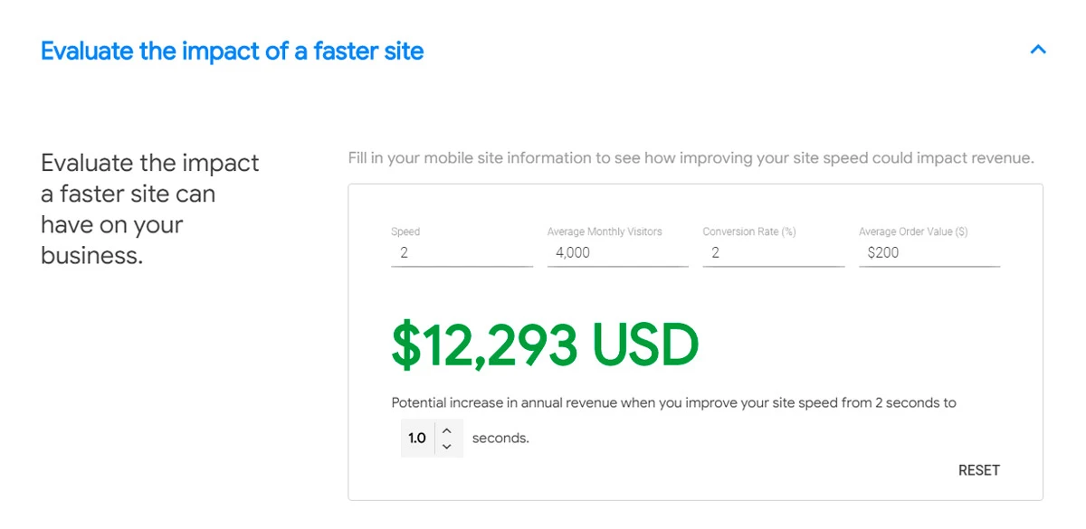 Impact Calculator Impact Calculator