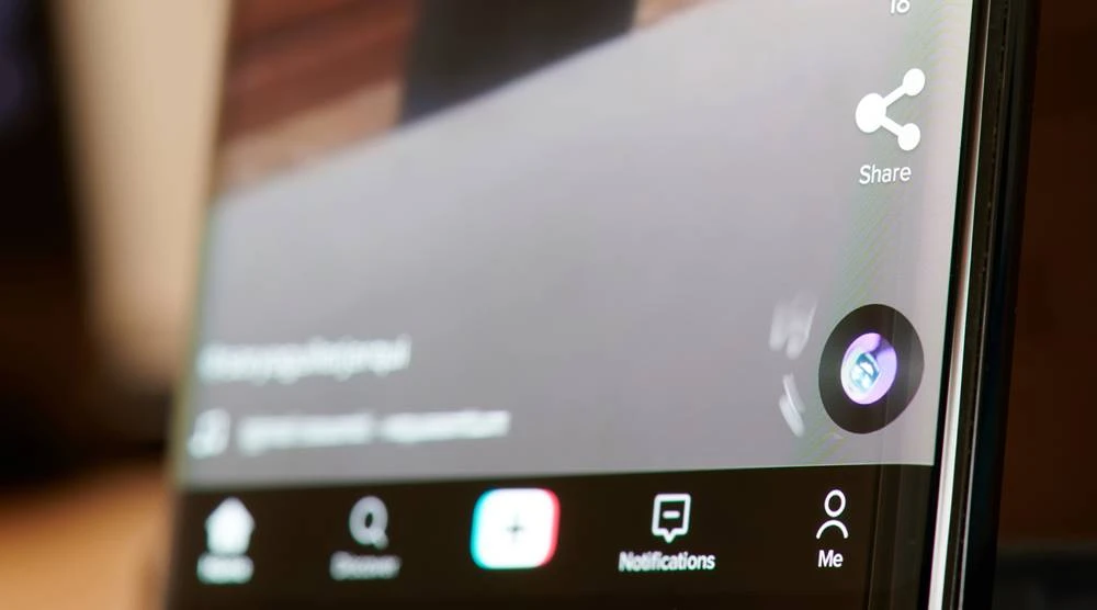 Интерфейс TikTok Интерфейс TikTok