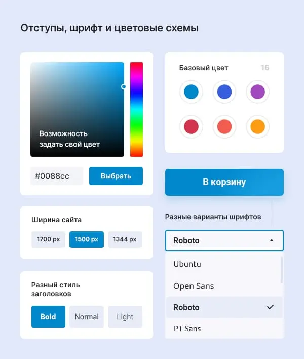 Отступы и шрифты Отступы и шрифты