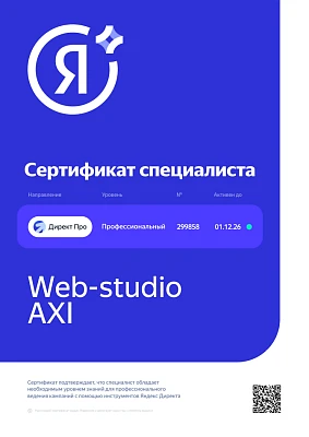 Изображение для Сертификат Директ Про 2026 г.