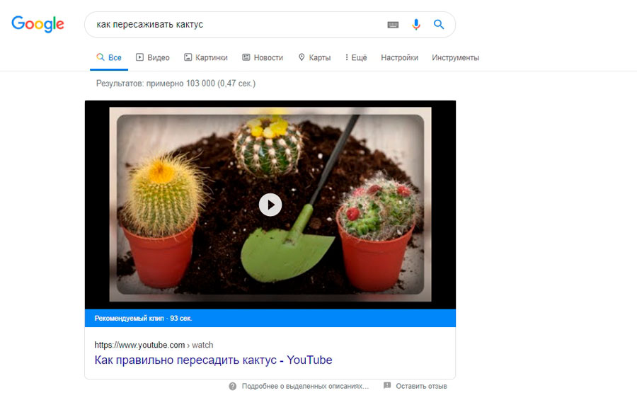 Видео для SEO