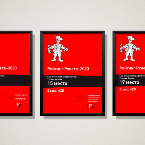 Позиции AXI в «Рейтинге рунета»