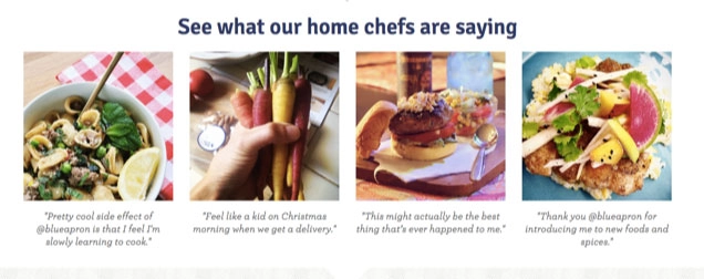 Blue Apron, компания по доставке ингредиентов на дом Blue Apron, компания по доставке ингредиентов на дом